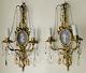 Antique French Louis Xv Style Wood Pair Of Sconces