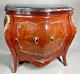 Antique French Louis Xvi Mahogany Commode With Patinated Gild Bronze Decorations