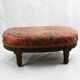 Antique French Louis Xvi Walnut Foot Rest Footstool