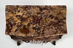 Antique French Miniature Louis XV Chest Ormolu Salesman Sample for Bebe Bru Doll