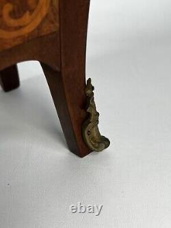 Antique French Miniature Louis XV Chest Ormolu Salesman Sample for Bebe Bru Doll