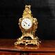 Antique French Ormolu Louis Xv Rococo Clock
