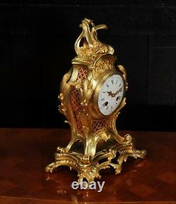 Antique French Ormolu Louis XV Rococo Clock
