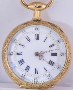 Antique French Royal Award Gilt Silver Pocket Watch by Louis Savoye c1850's