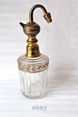 Antique French Saint Louis crystal vanity set c 1920