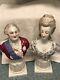 Antique French Sevres Porcelain Bust Of Louis Xvi And Maria Antoinette