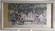 Antique French Silk Tapestry Louis Leloir Liabilities 1878 Framed 15.25x8.5