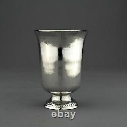 Antique French Solid Sterling Silver Goblet / Beaker Theodor Tonnelier. Ca. 1820