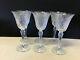 Antique French St. Louis Cristal Crystal Set Of 6 Wine Glasses