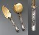 Antique French Sterling Silver Clad Ice Cream Serving Set Henri Lapeyre