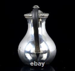 Antique French Sterling Silver Coffee Pot, Veyrat, 1838-1840 King Louis-Philippe