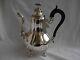 Antique French Sterling Silver Coffee, Tea Pot, Louis Xv Style, Middle Century