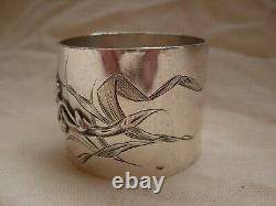 Antique, French Sterling Silver Napkin Ring, Art Nouveau, 2,5 Oz
