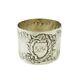 Antique French Sterling Silver Napkin Ring, Rococo Louis Xv Style