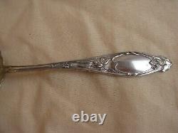 Antique French Sterling Silver Sugar Sifter Spoon, Art Nouveau