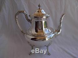 Antique French Sterling Silver Tea Pot, Louis XVI Style, Early XX Century