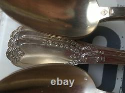 Antique French Torch & Swan Wings Empire St. Louis Ravinet Silverplate Flatware