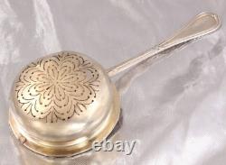 Antique French19th Teastrainer STERLING SILVER for your Bar partially gilded