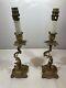 Antique Pair Of French Louis Xv Style Candelabra Table Lamp