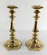 Antique Pair Of French Louis Xiv Style Bronze Brass Candlesticks