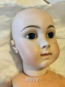 Antique RARE 27 Long Face Jumeau, Bebe TRISTE 1880 SIZE 14 By CARRIER-BELLEUSE