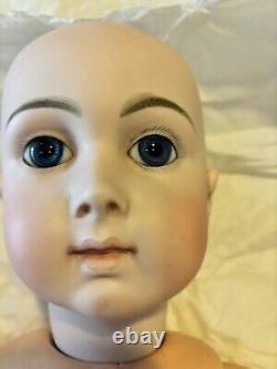 Antique RARE 27 Long Face Jumeau, Bebe TRISTE 1880 SIZE 14 By CARRIER-BELLEUSE