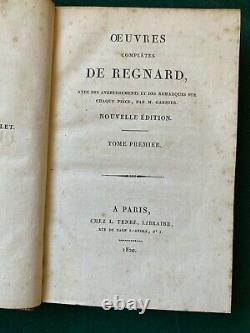 Antique Royal French Regnard Books Provenance King Louis-Philippe France Orleans