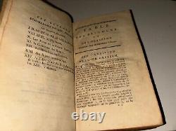 Antique Set Three Leather Books French Dictionnaire Apostolique 18th C