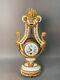 Antique Silent Clock In Marble With Bronze French Louis Xvi Style