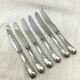 Antique Silver Plated Table Knives Cutlery Set French Marly Rocaille Louis Xiv