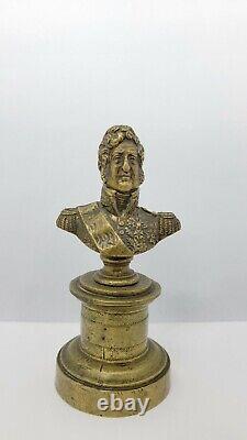 Antique Small Bronze Bust of Louis-Philippe I King of France, 4