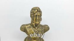 Antique Small Bronze Bust of Louis-Philippe I King of France, 4