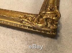 Antique Style 32x24 Large Gold Gilt French Baroque Louis XV Picture Frame 19e