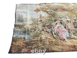 Antique Tapestry French JP Paris Aubusson Style Baroque Louis XV, France
