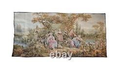 Antique Tapestry French JP Paris Aubusson Style Baroque Louis XV, France