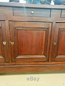 Antique Walnut French Louis Philippe style Sideboard Buffet Credenza L 71