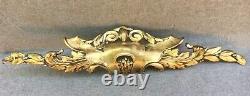 Antique french gilded bronze furniture ornaments set 19th century Louis XV style