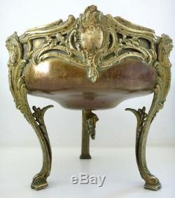 Antique gilt bronze golden French louis XV style 19th