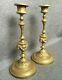 Antique Pair Of French Candlesticks 19th Century Bronze Louis Xvi Style Rams