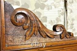 Architectural salvage Louis XVI design pediment Antique french wood carving