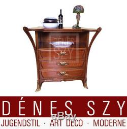 Art Nouveau furniture sideboard with three drawers Louis Majorelle Nancy ca. 1900