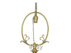 BRONZE FIGURAL LAMP French Louis XVI Antique Sculpture Table Lamp c. 1870s