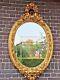 Baroque/french Louis Xvi-style Oval Wall Mirror Made When Ordered