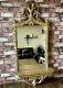 Beautiful Antique Gilded Mirror French Louis Xvi With Shelf 47x22.5