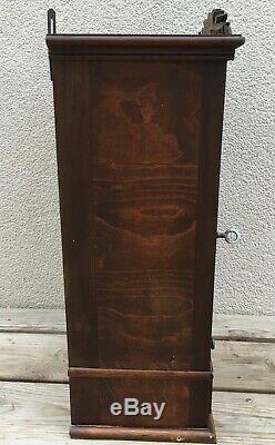 Big antique french Louis XV style liquor cellar early 1900's marquetry bronze