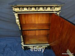 Cabinet Louis XIV stamped Béfort in Boulle marquetry 19th Napoleon III period