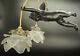 Ceiling Lamp Putti, Louis Xvi Style Early 1900 Bronze & Glass French Antique