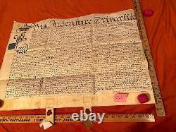 Choose One Historical Indenture 1600's Captain King Louis XIII Royal Manuscript
