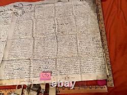 Choose One Historical Indenture 1600's Captain King Louis XIII Royal Manuscript