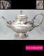 Debain Antique 1880s French Sterling Silver Teapot Tea Pot Louis Xvi Acanthus